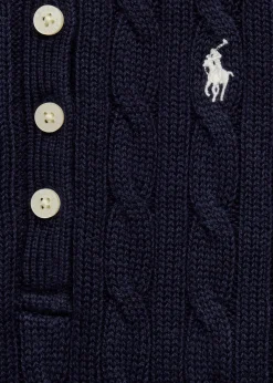 Polo Ralph Lauren Girl's Cable Knit Sweater Dress, Size 2-6X
