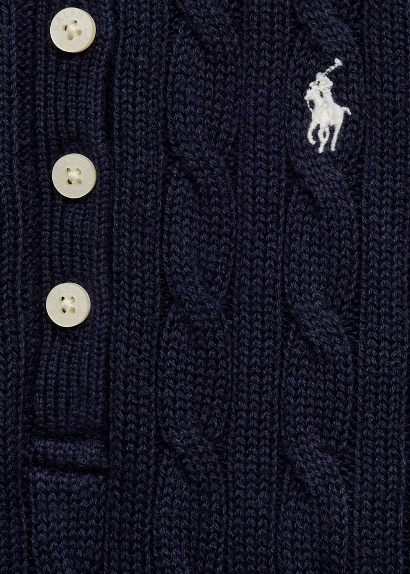 Polo Ralph Lauren Girl's Cable Knit Sweater Dress, Size 2-6X