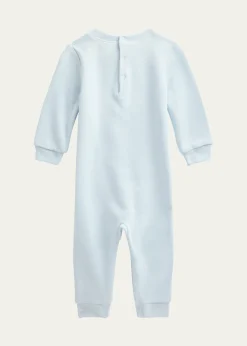 Polo Ralph LaurenBoy's American Polo Bear Coverall, Sizes Newborn-12M