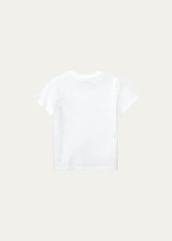 Polo Ralph LaurenBoy's Cotton Jersey Crewneck Tee, Size 2-7