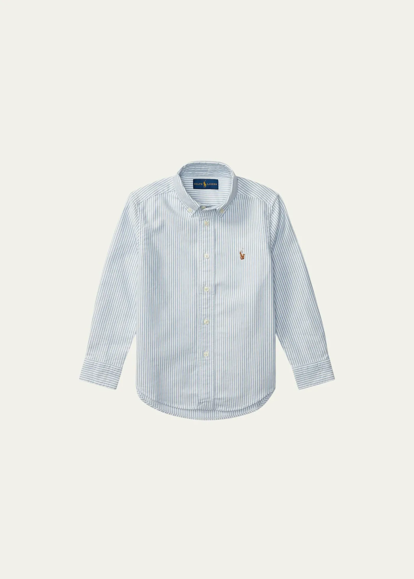 Polo Ralph LaurenBoy's Cotton Oxford Stripe Sport Shirt, Size 2-7