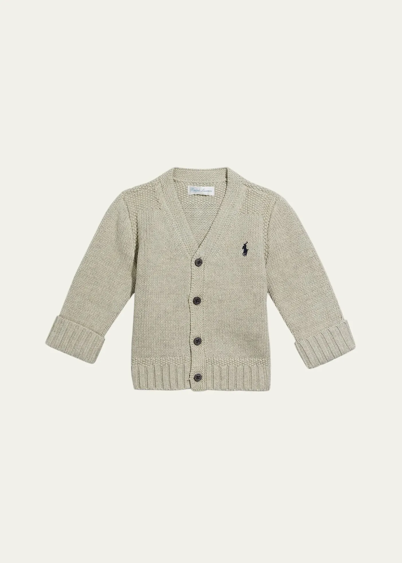 Polo Ralph LaurenBoy's Cotton Cardigan, Size 3M-24M