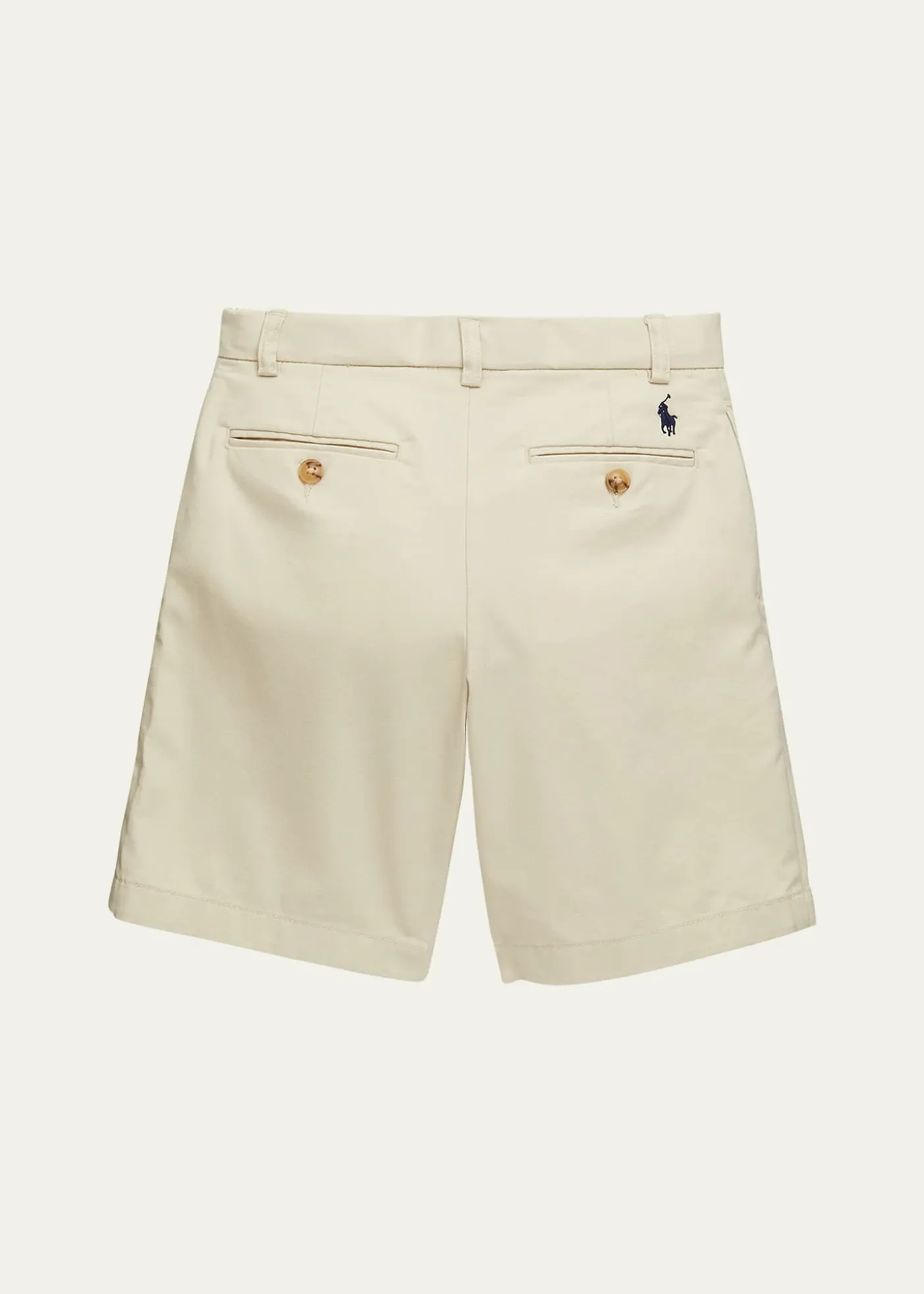 Polo Ralph LaurenBoy's Logo Embroidered Flat Front Chino Shorts, Size 2-7