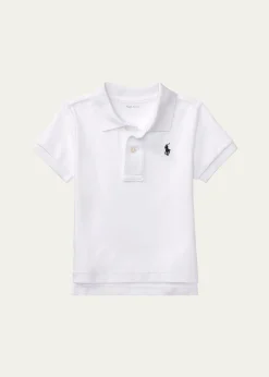 Polo Ralph LaurenBoy's Logo Short-Sleeve Polo Shirt, Sizes 3M-24M