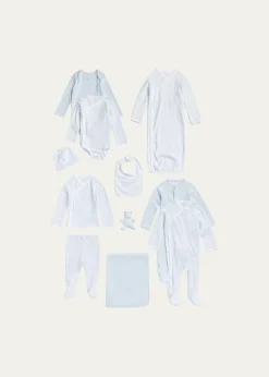 Polo Ralph LaurenBoy's 11-Piece Organic Cotton Gift Set, Size Newborn-9M
