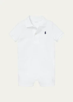 Polo Ralph LaurenBoy's Polo Interlock Cotton Shortall, Sizes 3M-24M