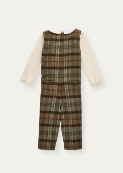 Polo Ralph LaurenCOTTON PLAIDOVERALL SETSETSPANT SET