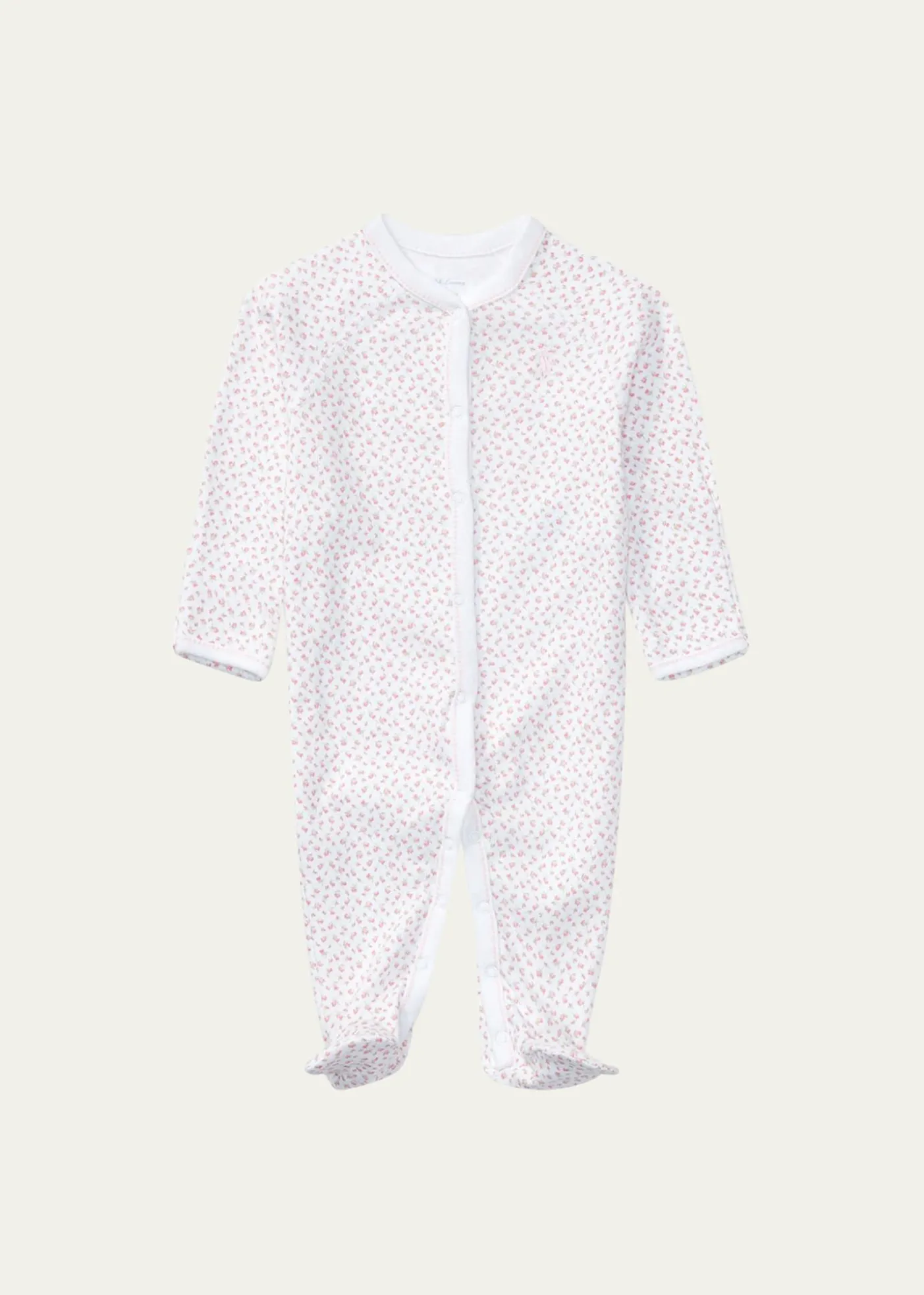 Polo Ralph LaurenFloral Print Cotton Footie Pajamas, Size Newborn-12 Months