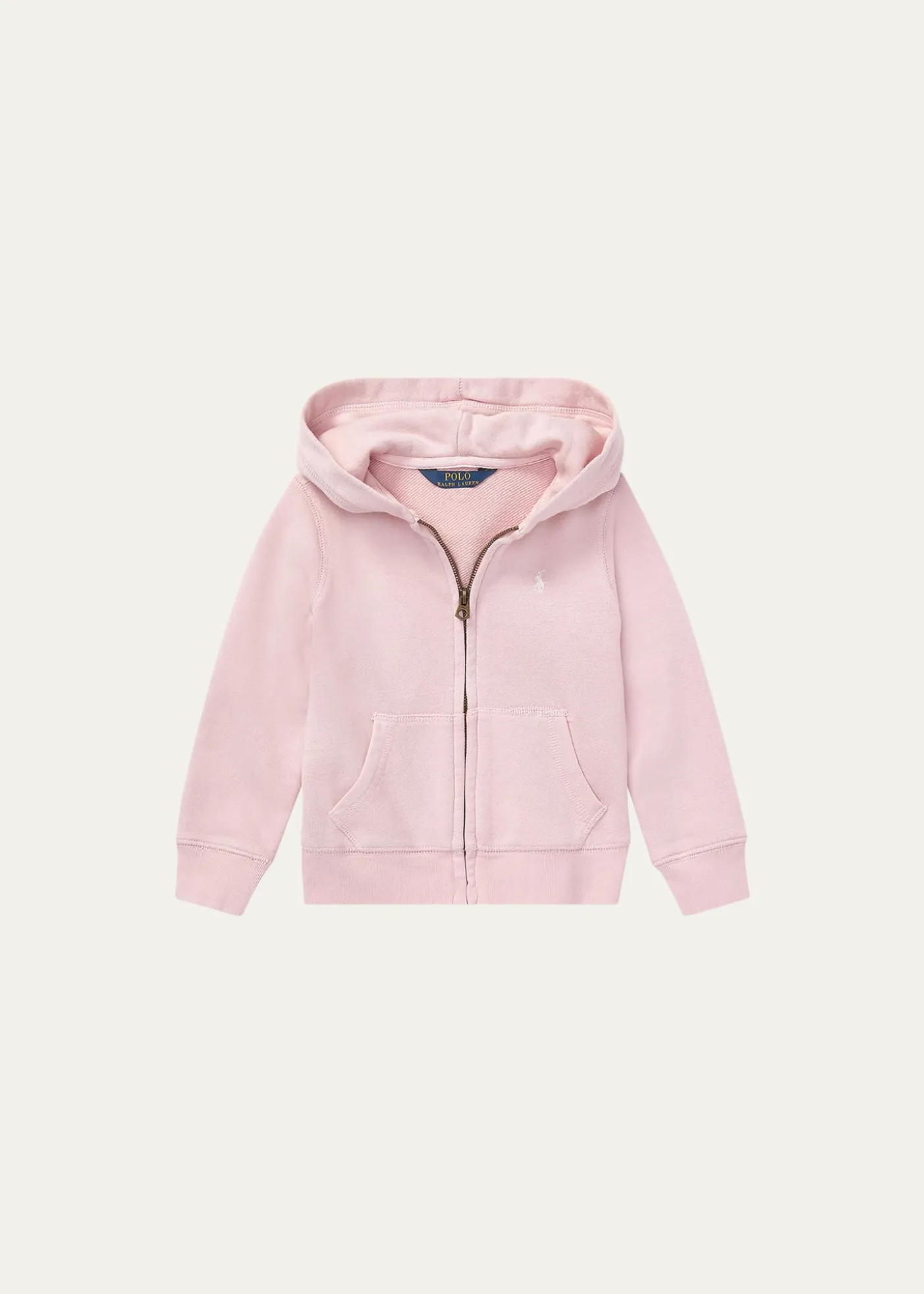 Polo Ralph LaurenGirl's Drapey Terry Zip Hoodie, Size 2-6X