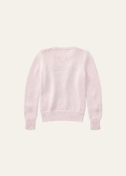 Polo Ralph LaurenGirl's Flag Intarsia Knit Sweater, Size S-L