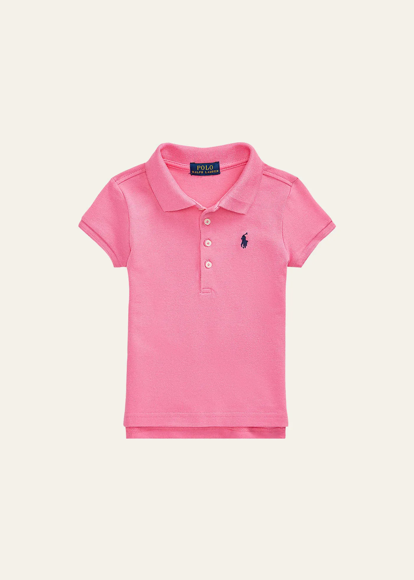 Polo Ralph LaurenGirl's Logo Embroidered Short-Sleeve Polo Shirt, Size 2-6X