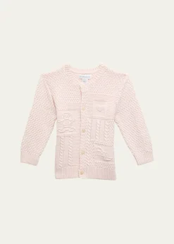 Polo Ralph LaurenKid's Cardigan W/ Bear Intarsia, Size 3M-24M