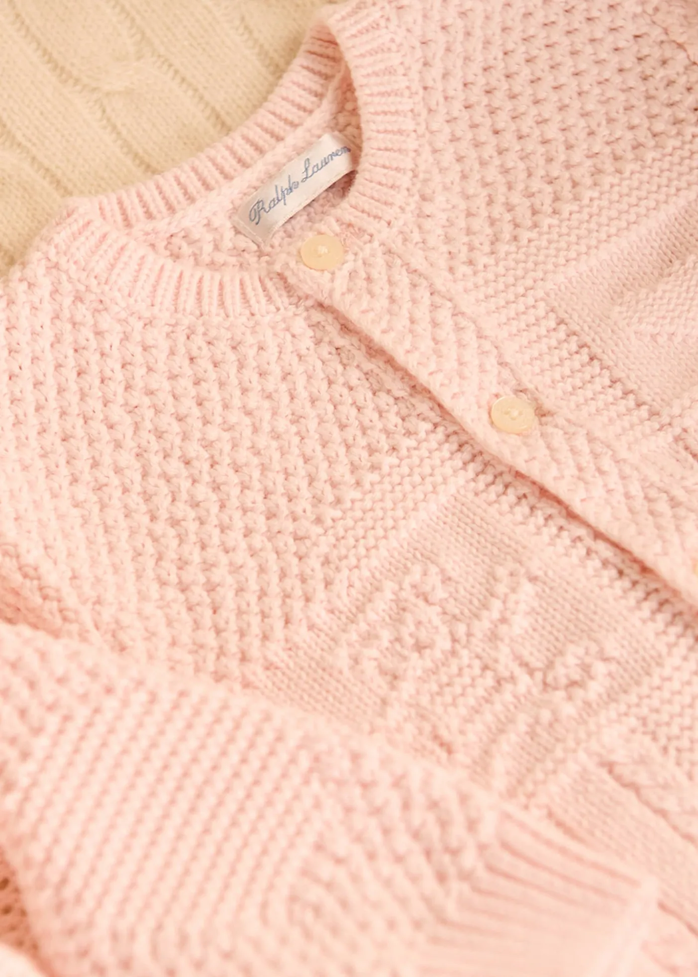Polo Ralph LaurenKid's Cardigan W/ Bear Intarsia, Size 3M-24M