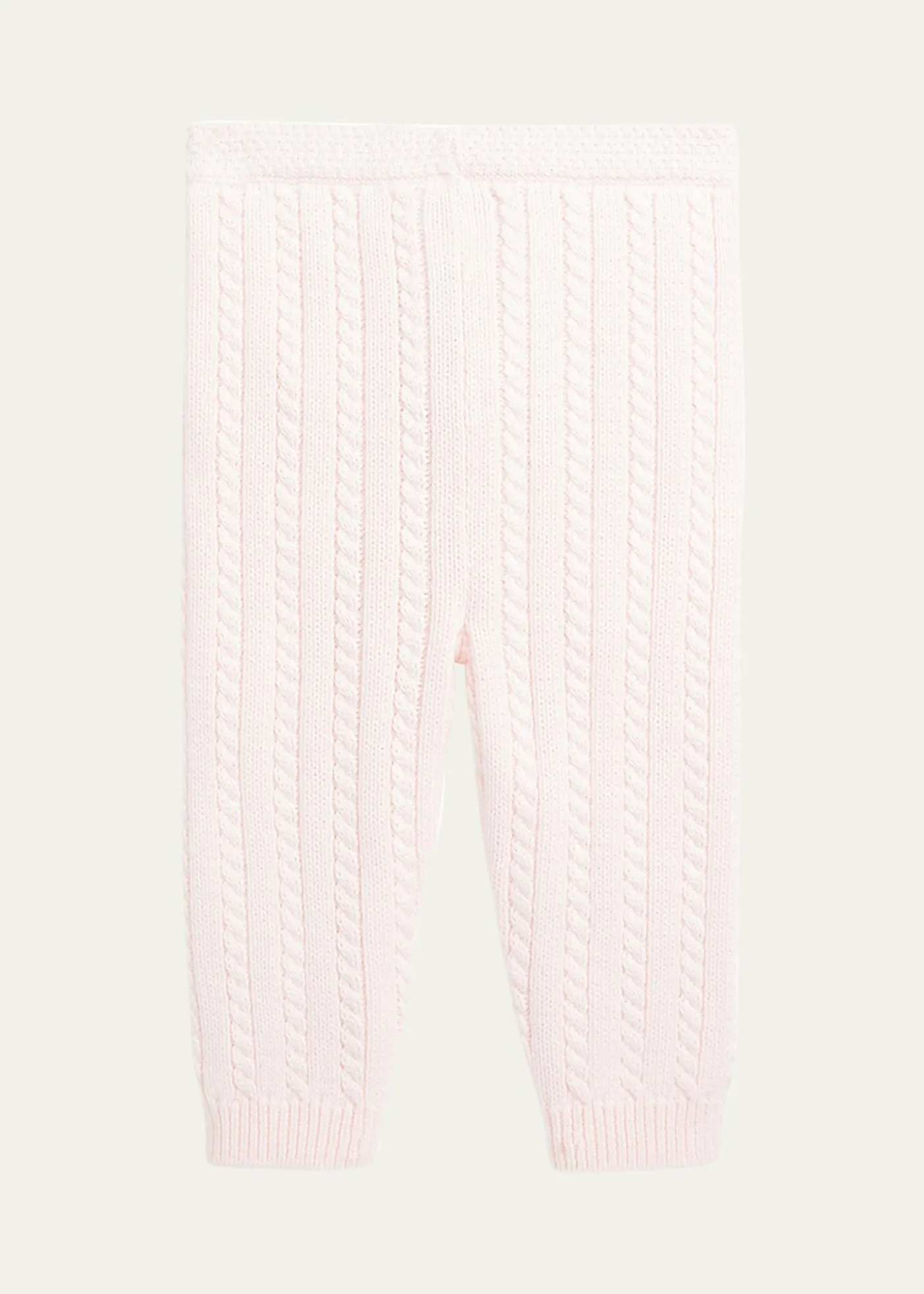 Polo Ralph LaurenKid's Organic Cotton Cable-Knit Sweater Pants, Size 3M-24M
