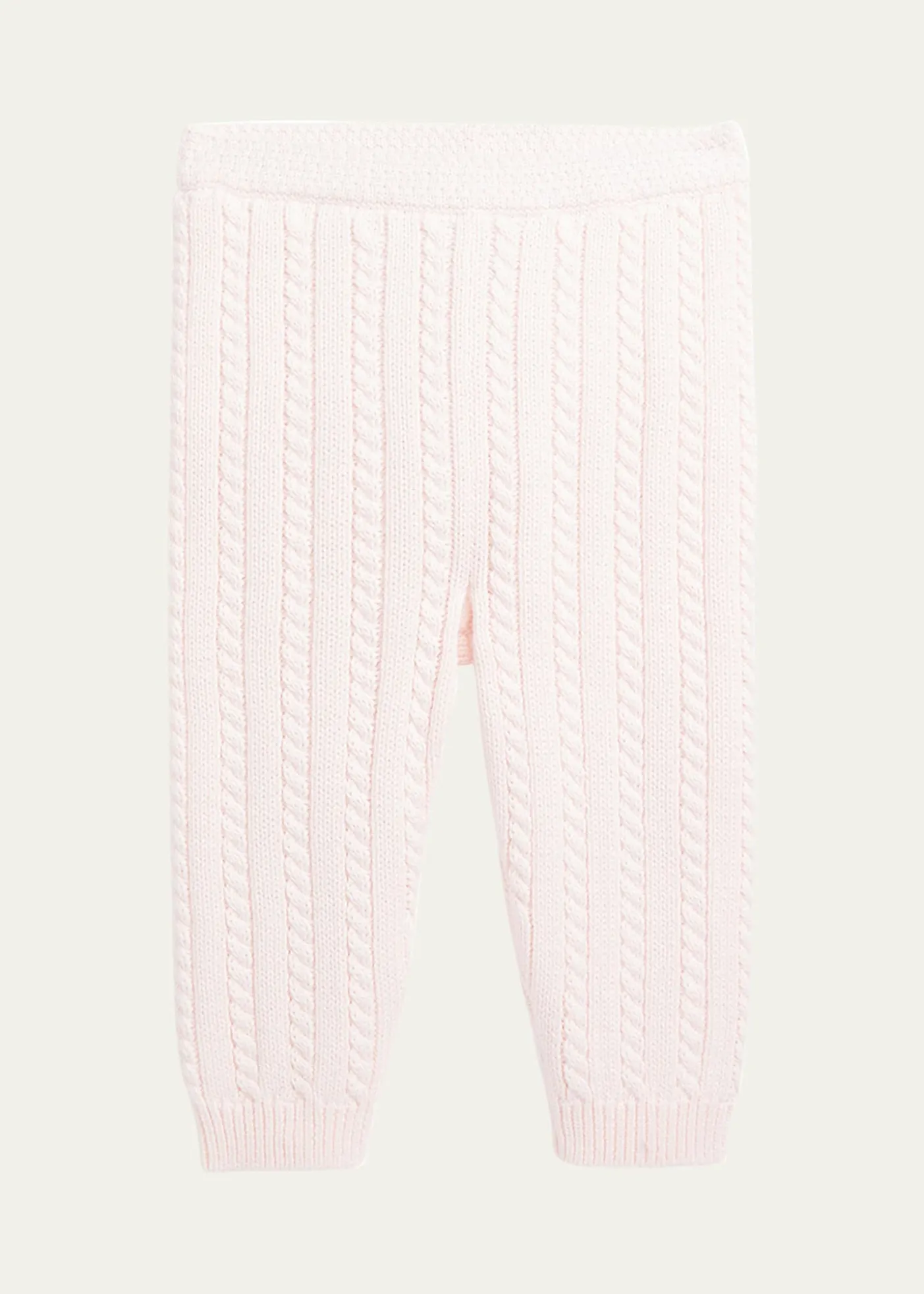 Polo Ralph LaurenKid's Organic Cotton Cable-Knit Sweater Pants, Size 3M-24M