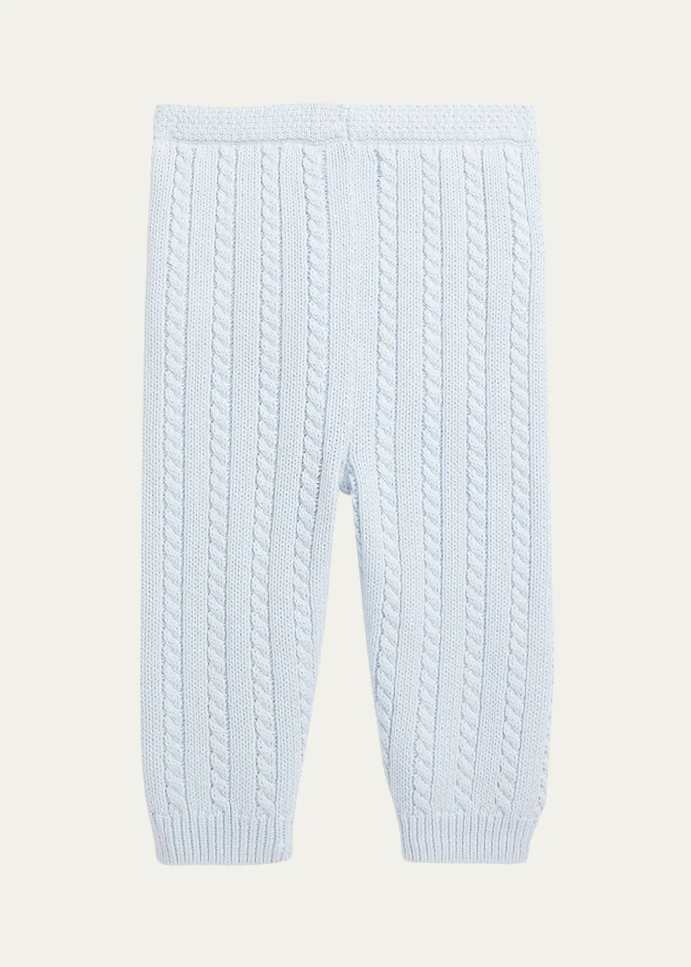 Polo Ralph LaurenKid's Organic Cotton Cable-Knit Sweater Pants, Size 3M-24M