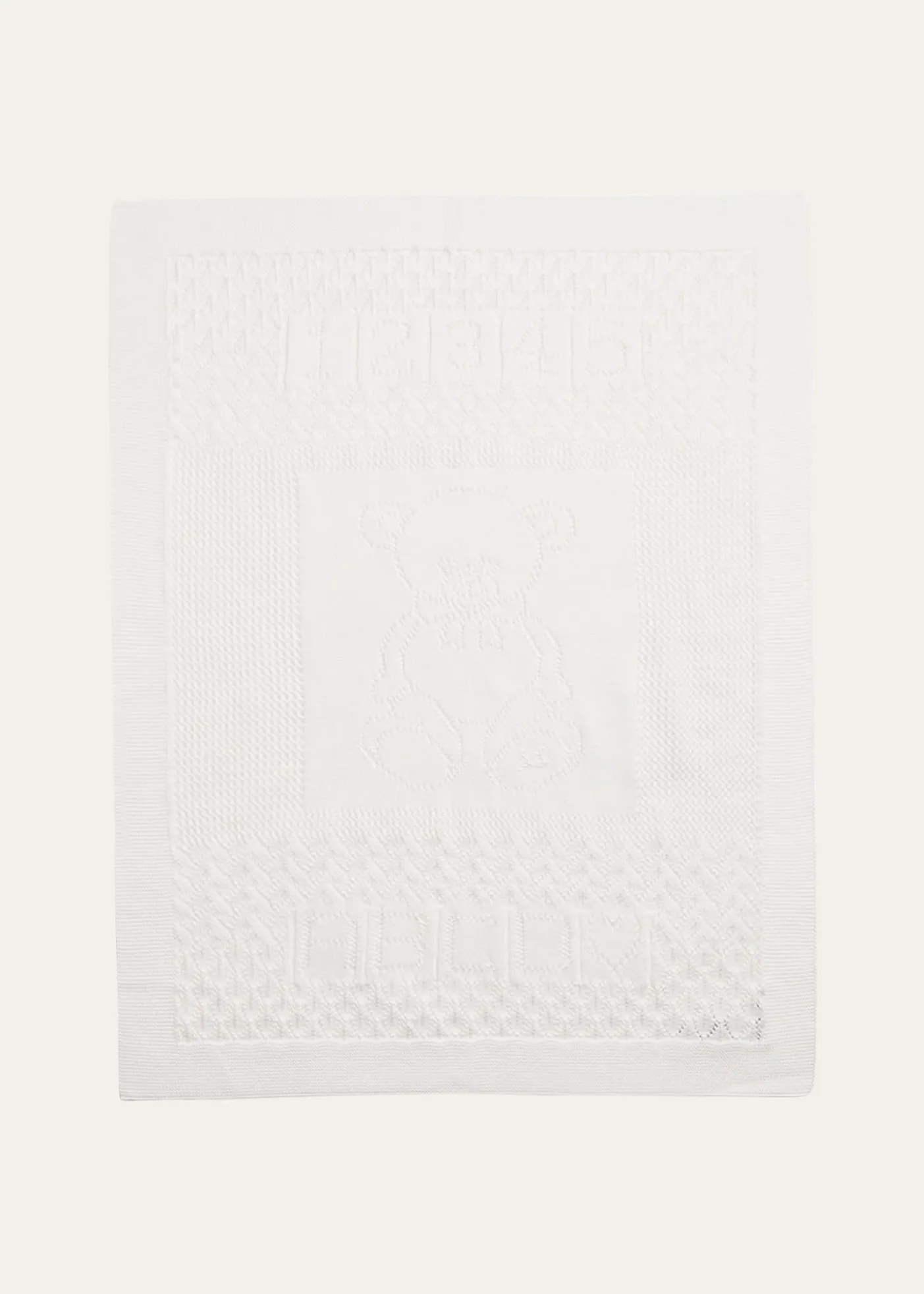 Polo Ralph LaurenKid's Pointelle Teddy Bear Blanket
