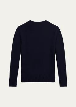 Polo Ralph LaurenBoy's American Flag Cashmere Sweater, Size S-XL