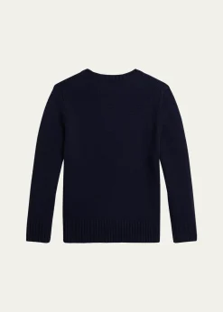 Polo Ralph LaurenBoy's American Flag Cashmere Sweater, Size 2-7