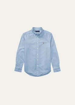 Polo Ralph LaurenBoy's Cotton Oxford Sport Shirt, Size S-XL