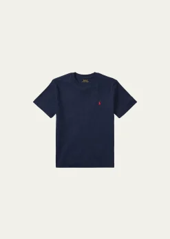 Polo Ralph LaurenBoy's Cotton Jersey Crewneck Tee, Size S-XL