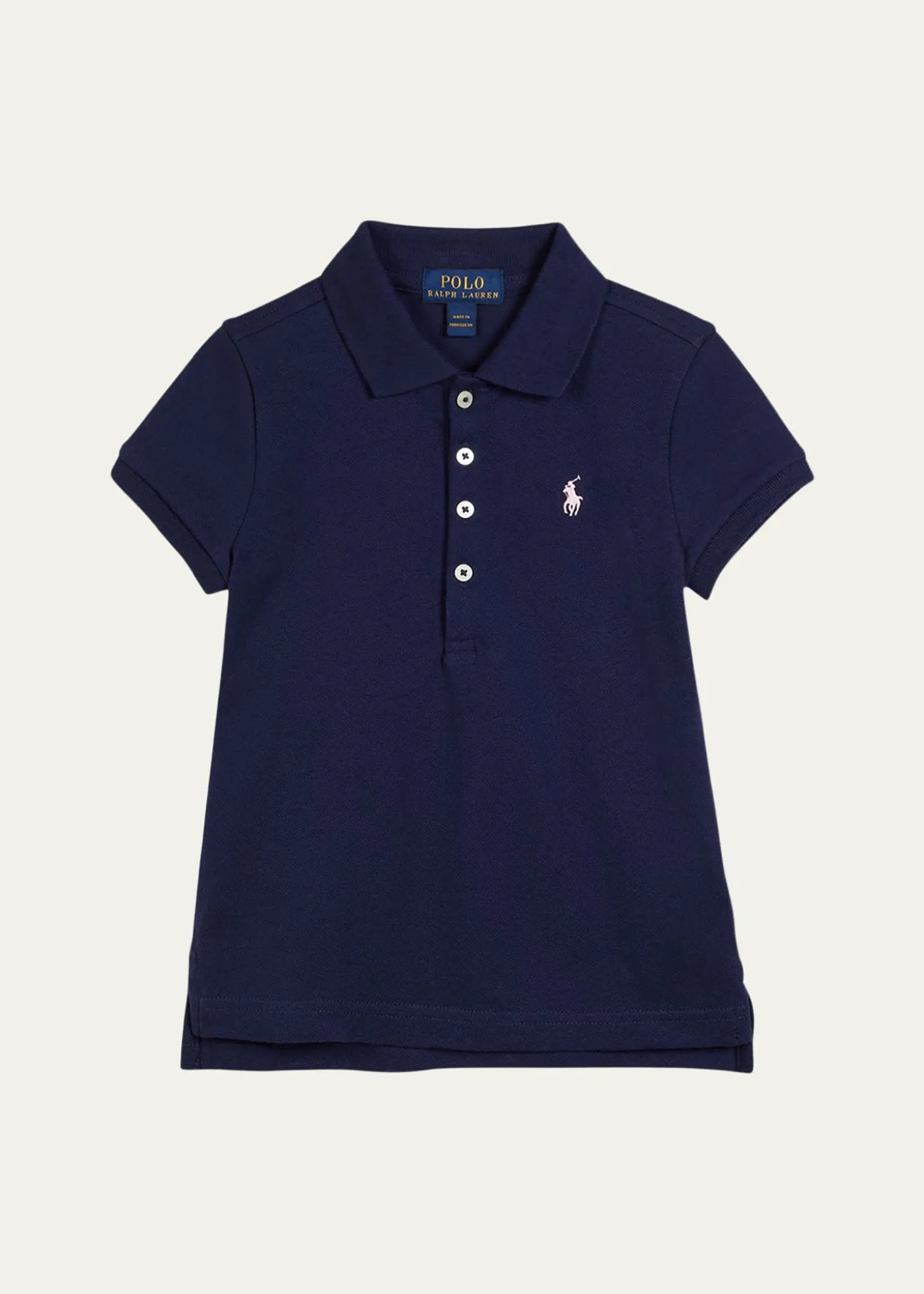 Polo Ralph LaurenGirl's Logo Embroidered Short-Sleeve Polo Shirt, Size 2-6X