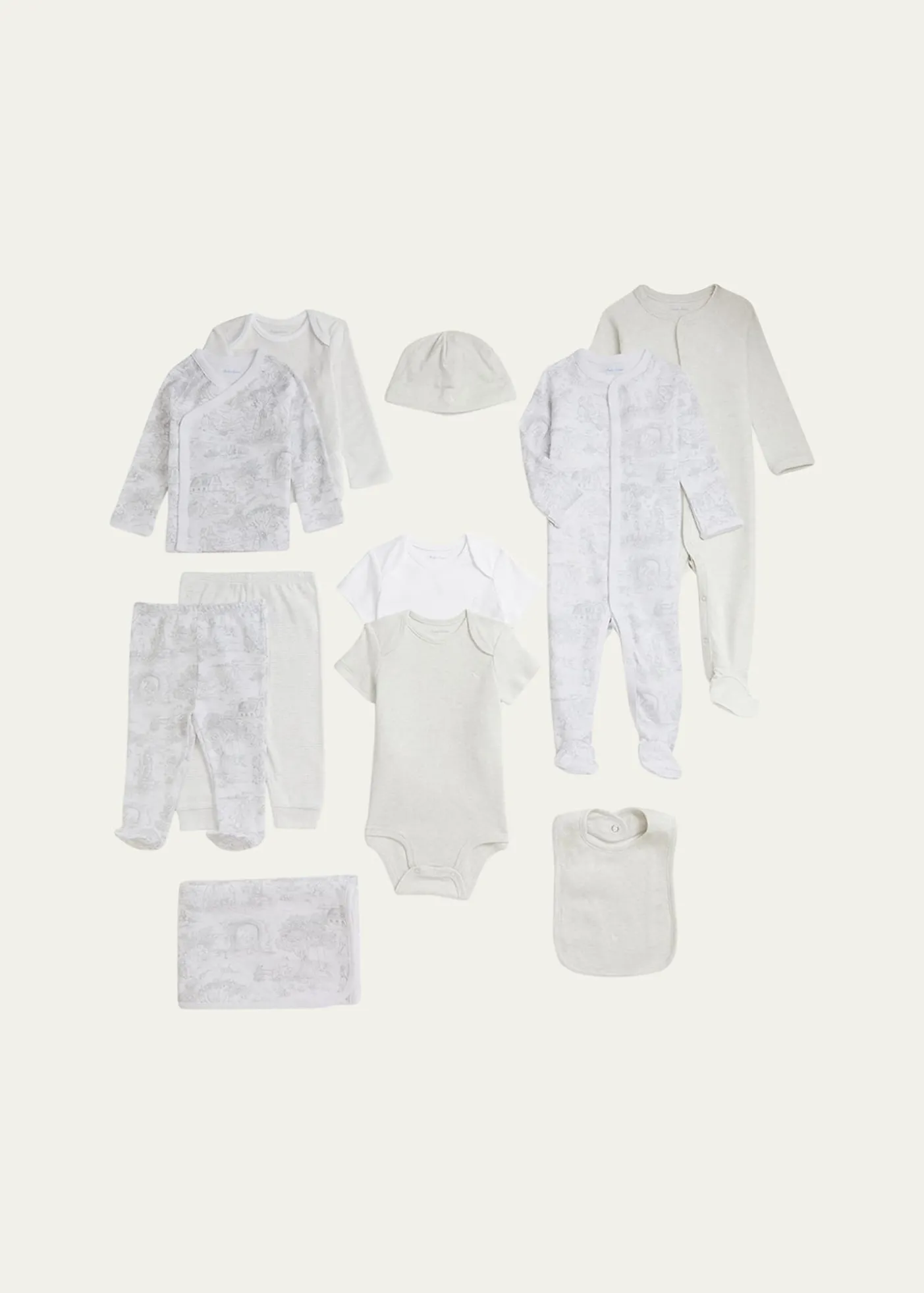 Polo Ralph LaurenKid's 11-Piece Cotton Interlock Gift Set, Size Newborn-9M