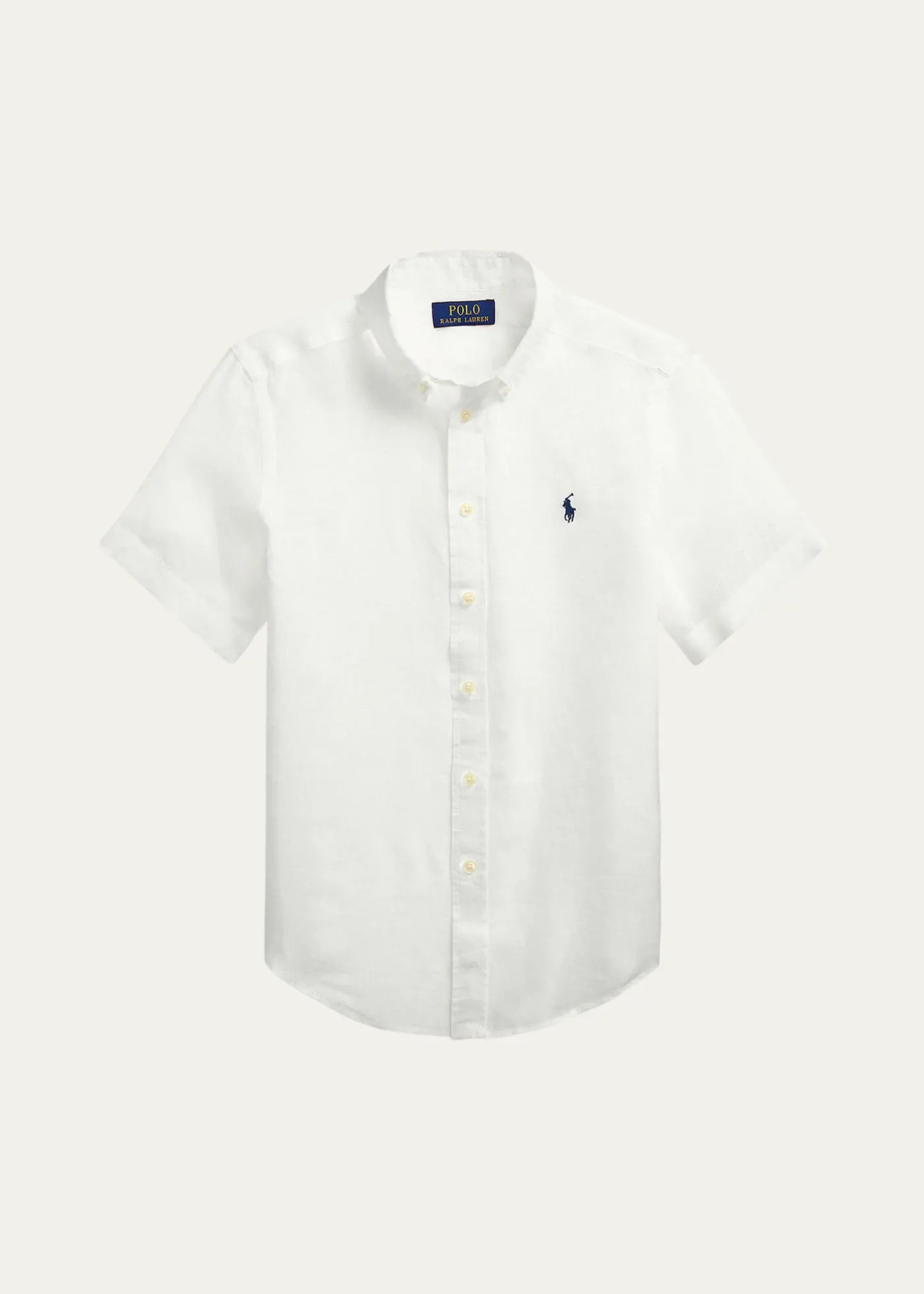 Polo Ralph LaurenLittle Boy's & Boy's Linen Short-Sleeve Shirt