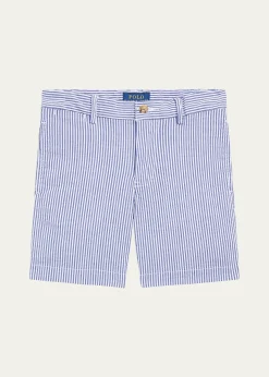 Polo Ralph LaurenLittle Boy's & Boy's Stretch Cotton Seersucker Short