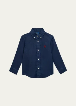 Polo Ralph LaurenLittle Boy's & Boy's Linen Shirt