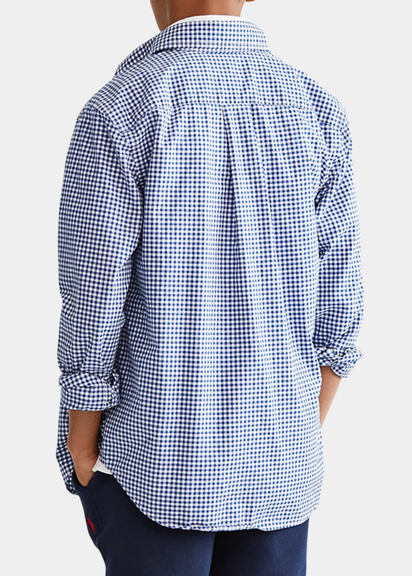 Polo Ralph LaurenPoplin Woven Gingham Sport Shirt, Size S-XL