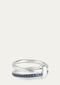 PomellatoIconica 18k White Gold Sapphire Ring