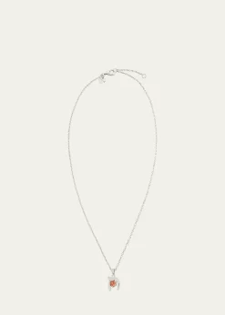 Procaccia Jewelry18K Gold Hebrew KHET Initial Necklace