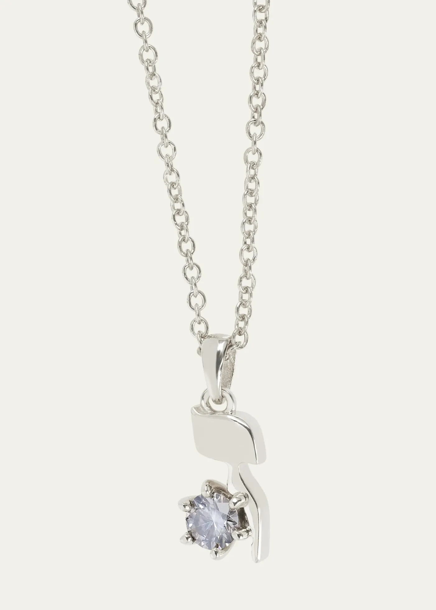 Procaccia Jewelry18K Gold Hebrew ZAYN Initial Necklace