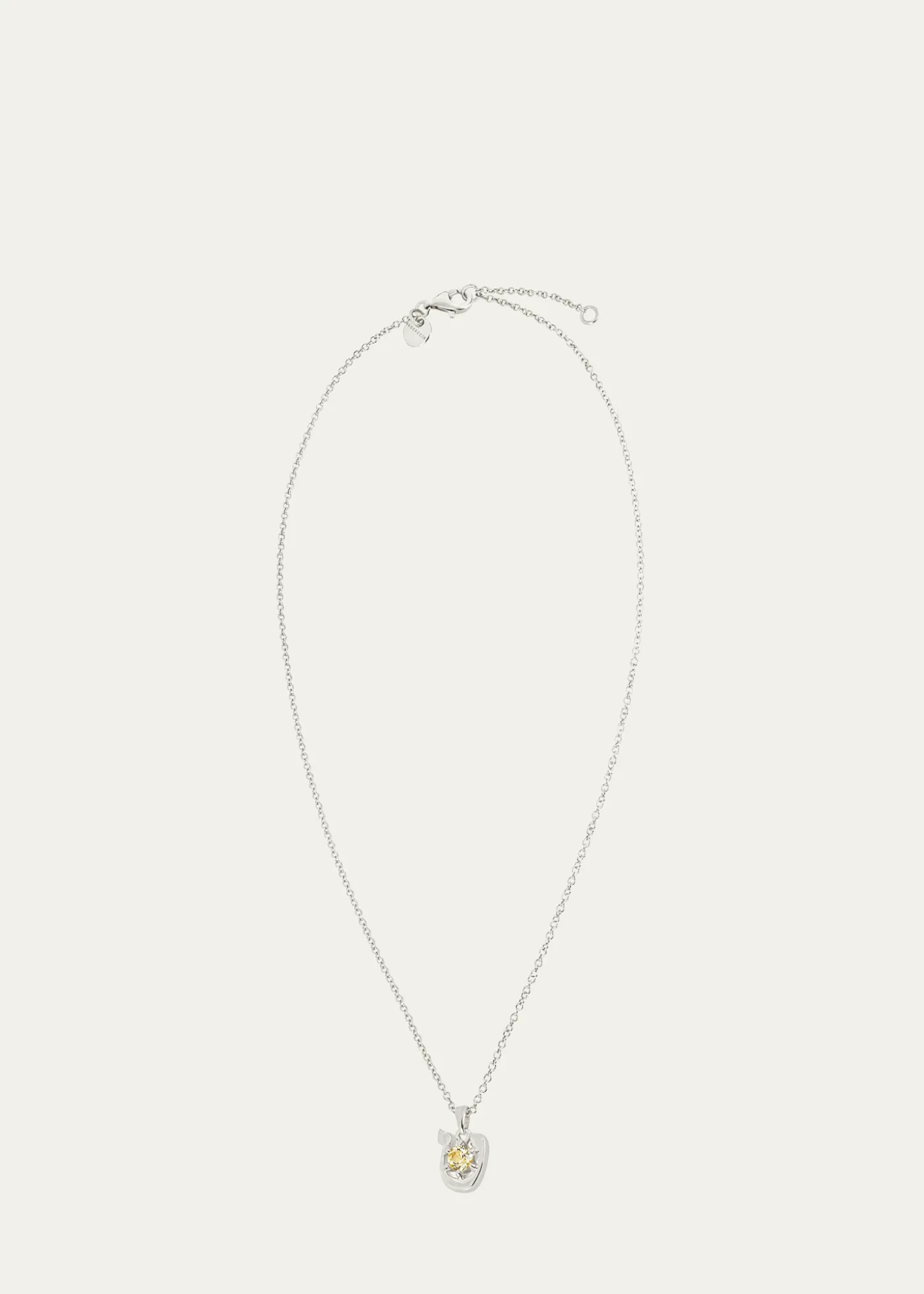 Procaccia Jewelry18K Gold Hebrew TET Initial Necklace