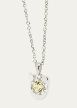 Procaccia Jewelry18K Gold Hebrew TET Initial Necklace