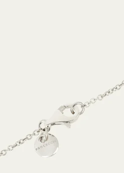 Procaccia Jewelry18K Gold Hebrew SAMECH Initial Necklace
