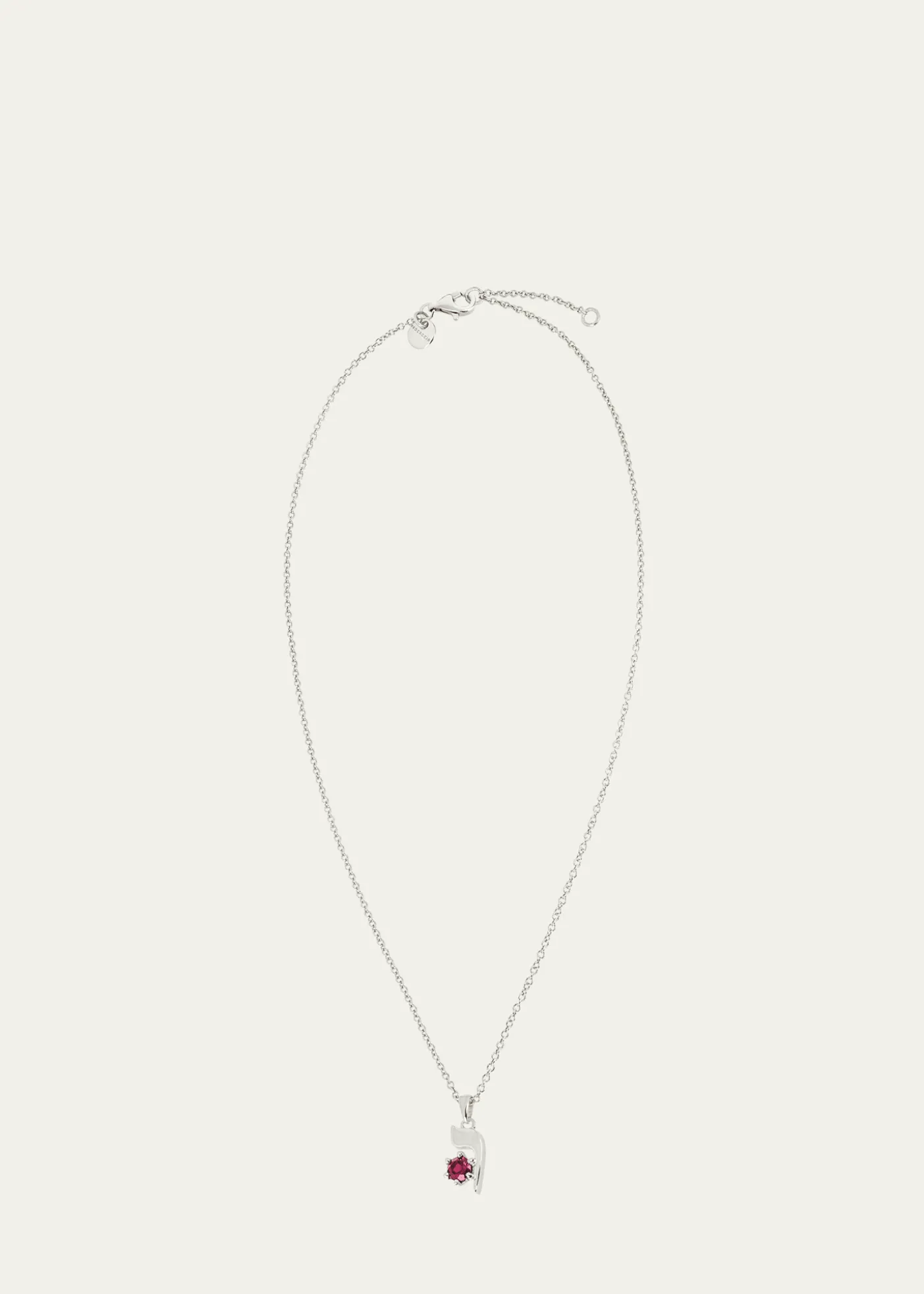 Procaccia Jewelry18K Gold Hebrew VAV Initial Necklace