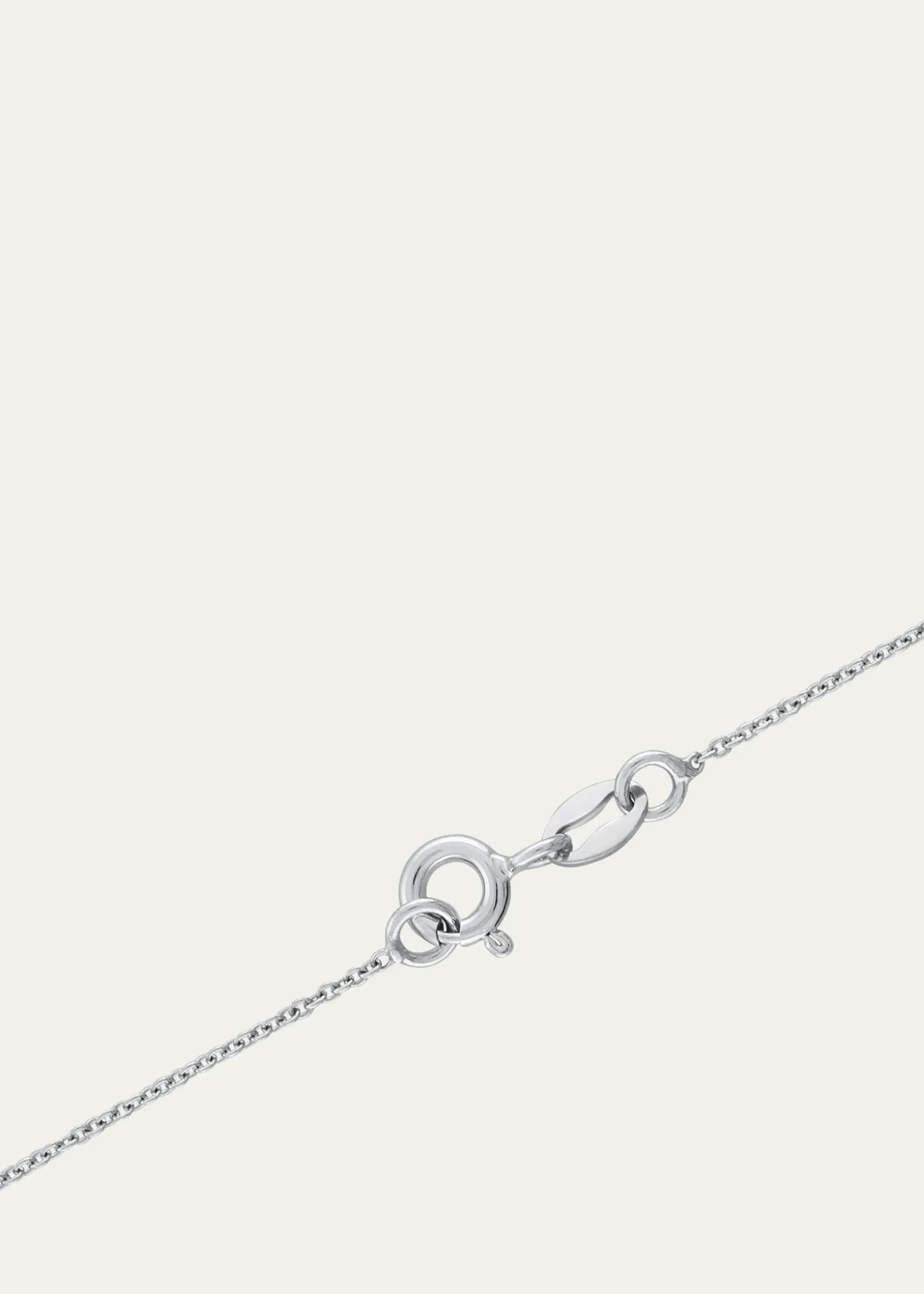 Procaccia Jewelry18K Gold Large Chai Pave Diamond Necklace