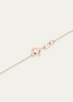 Procaccia Jewelry18K Rose Gold Diamond Pave Chai Necklace