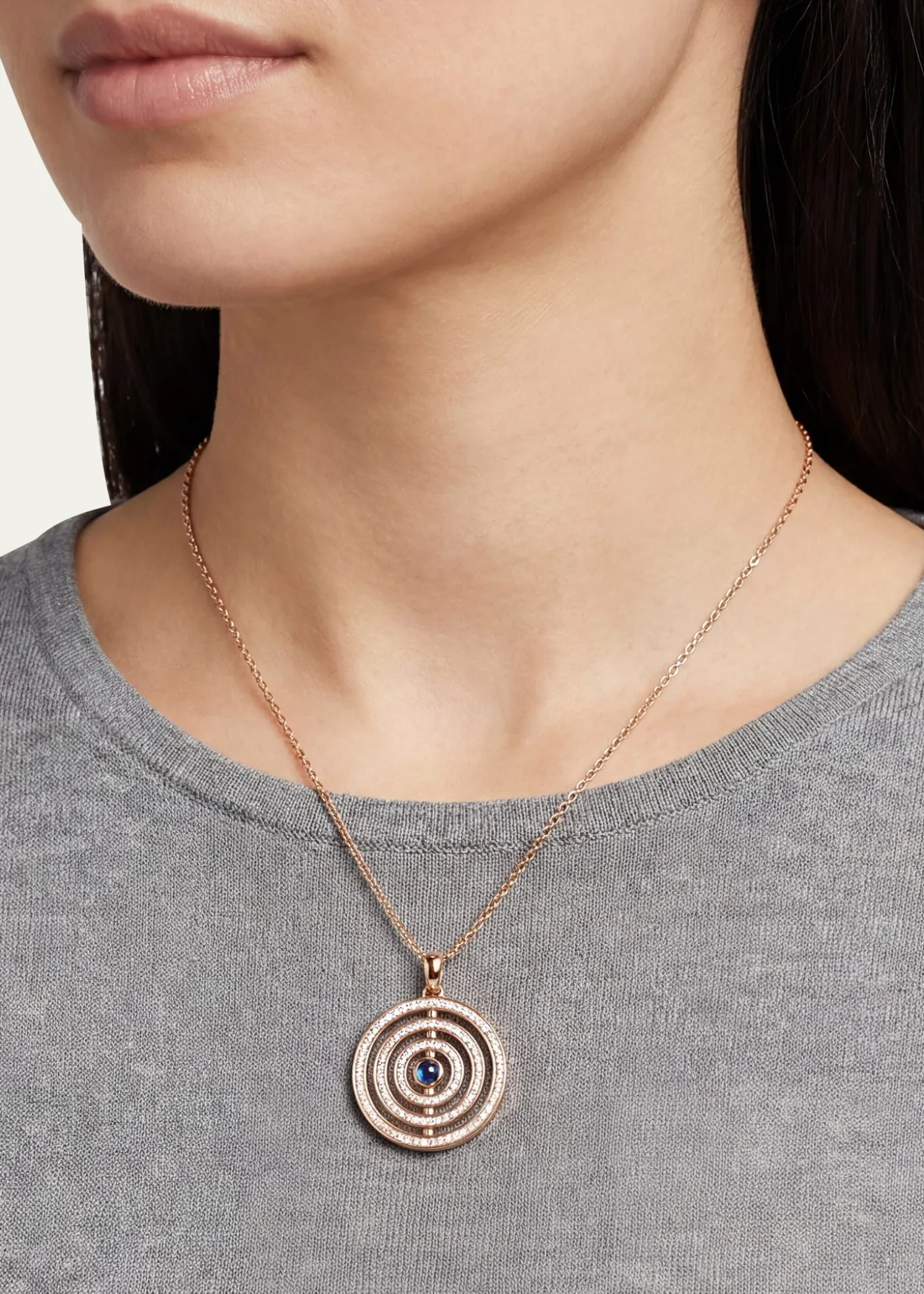 Procaccia Jewelry18K Rose Gold The Good Eye Pendant Necklace
