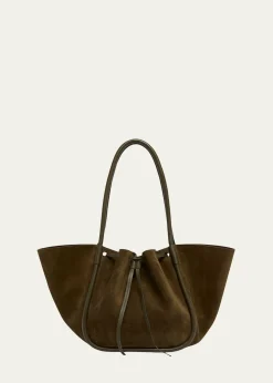 Proenza SchoulerLarge Ruched Tote in Soft Suede