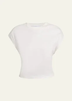 Proenza Schouler White LabelReeva Gathered Crewneck Tee