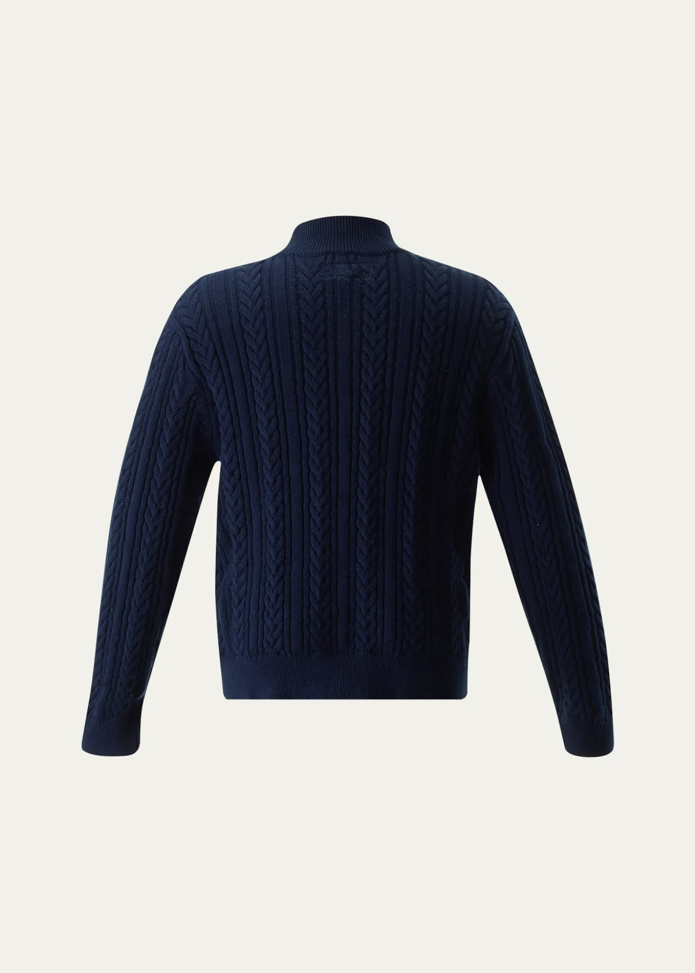 Rachel RileyBoy's Half-Zip Cable-Knit Sweater, Size 2-10