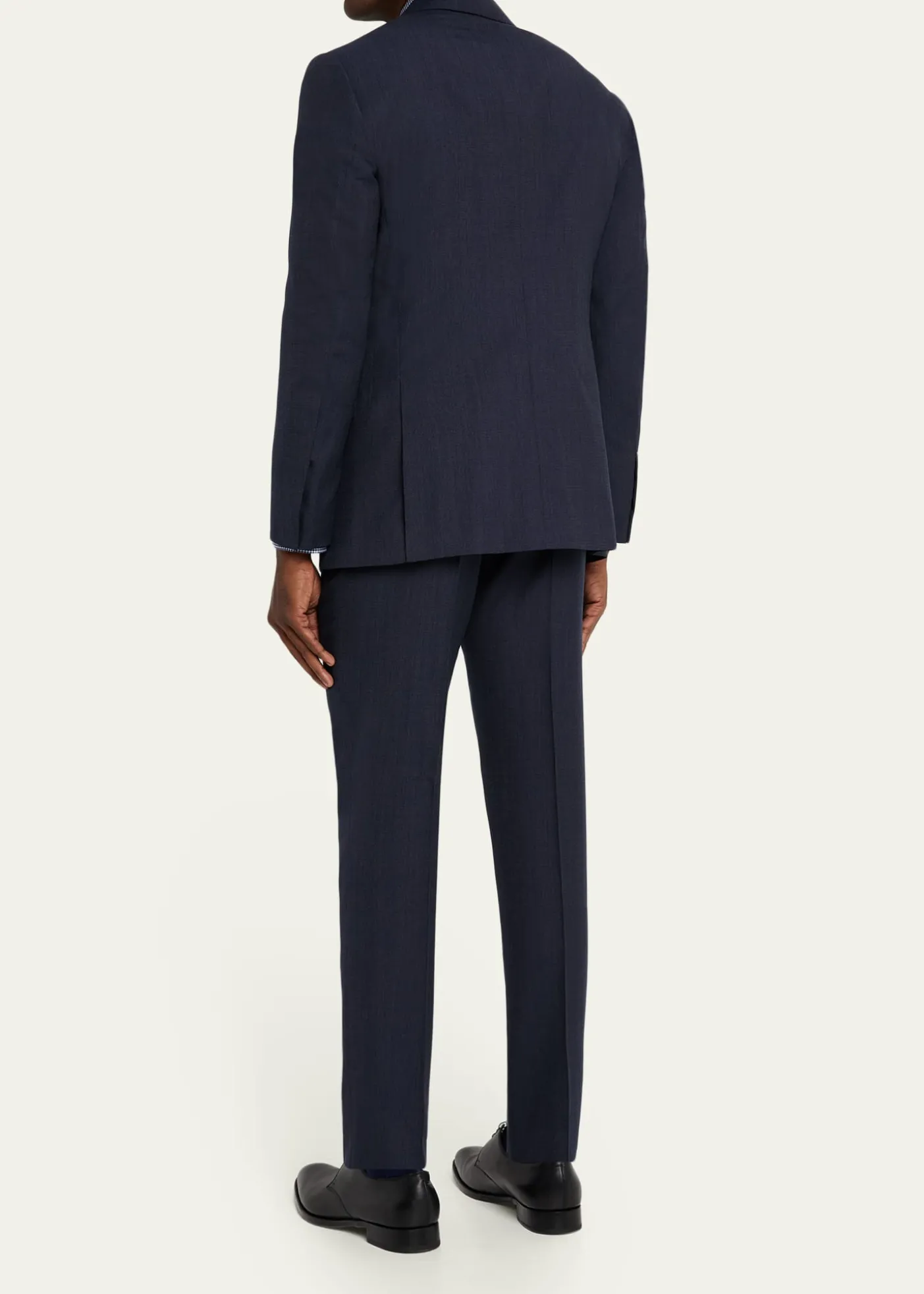 Ralph Lauren Purple LabelKent Hand-Tailored Pin Dot Suit