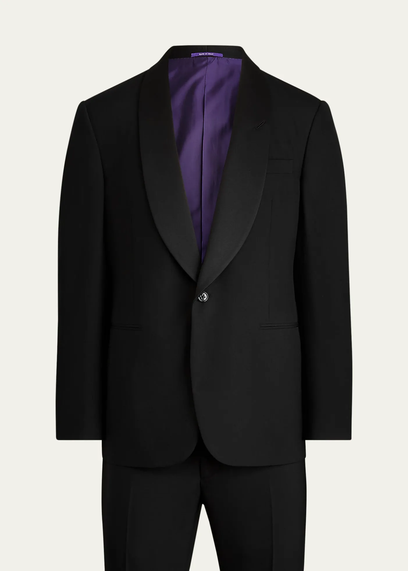 Ralph Lauren Purple LabelGregory Hand-Tailored Wool Shawl Tuxedo