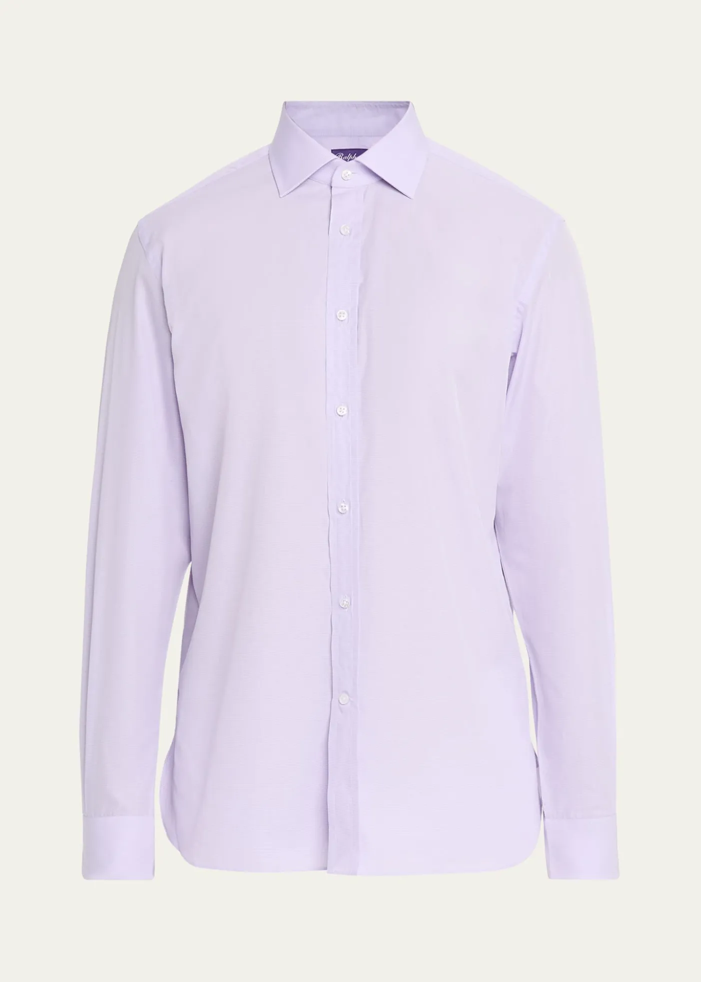 Ralph Lauren Purple LabelMen's Cotton Micro-Houndstooth Classic Fit Sport Shirt