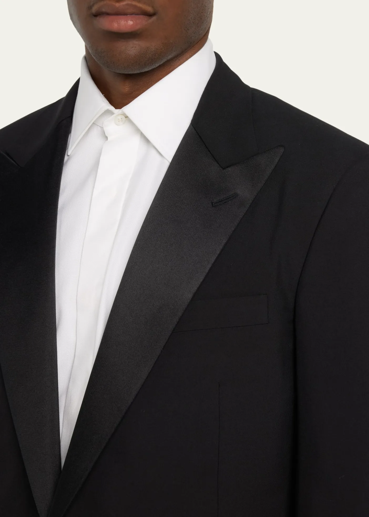 Ralph Lauren Purple LabelGregory Hand-Tailored Wool Peak Tuxedo