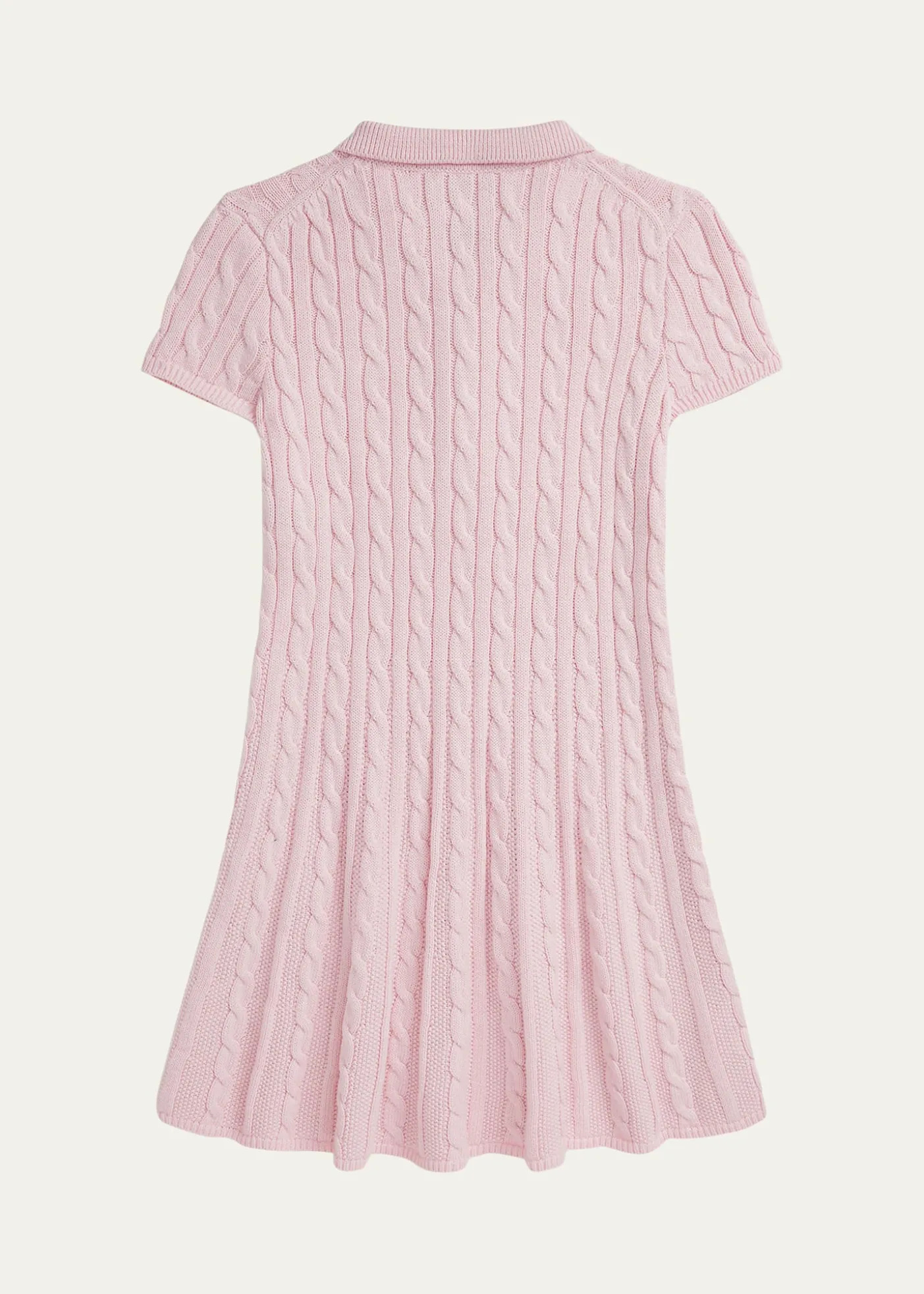 Ralph LaurenLittle Girl's & Girl's Cable-Knit Cotton Polo Sweater Dress