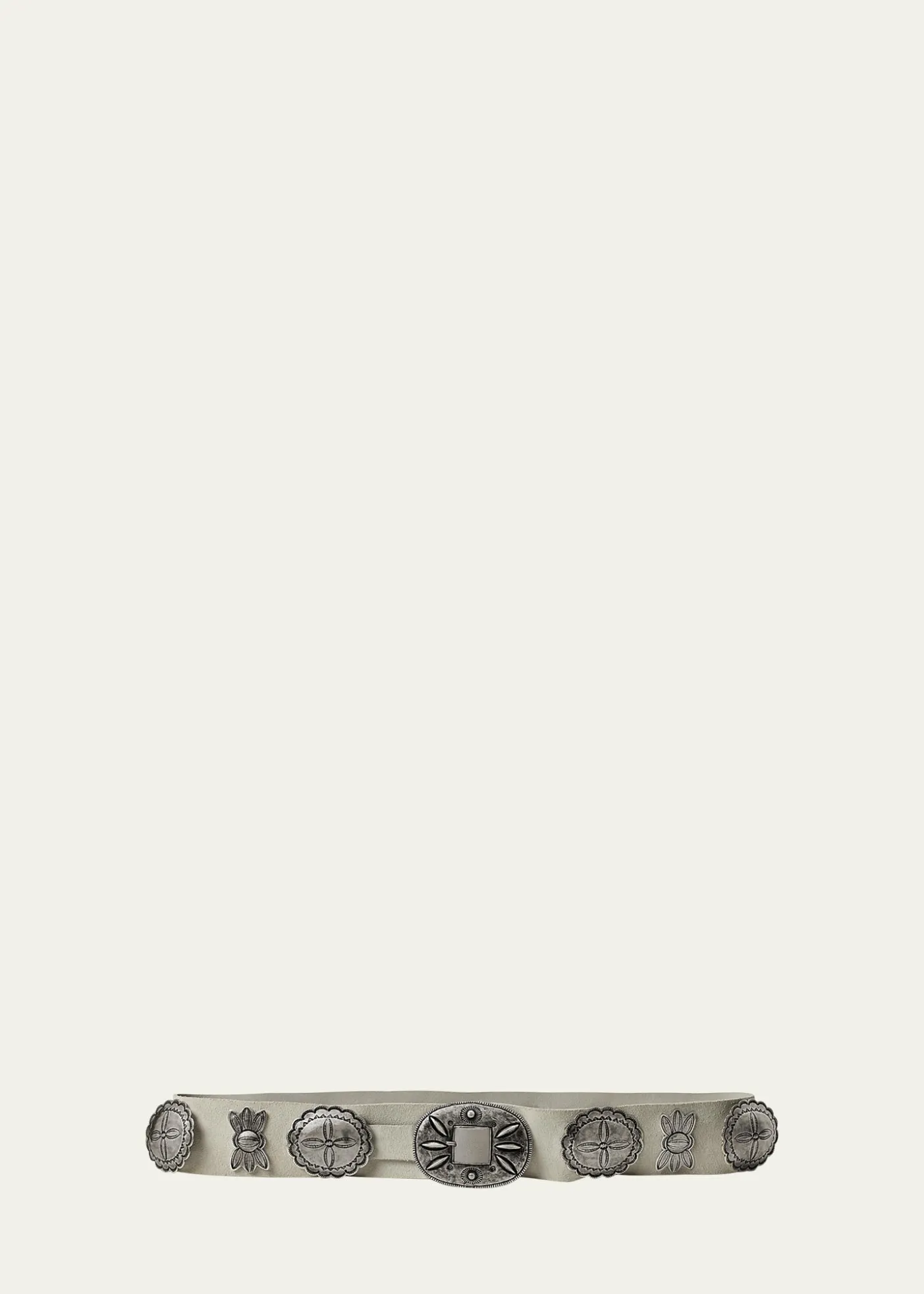 Ralph Lauren CollectionCasted Concho Leather Belt